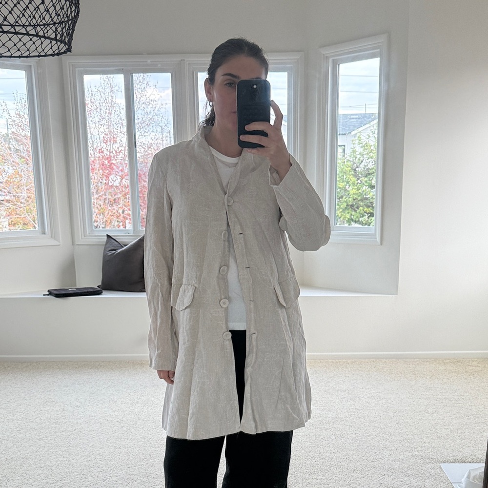 Eileen Fisher Linen Jacket